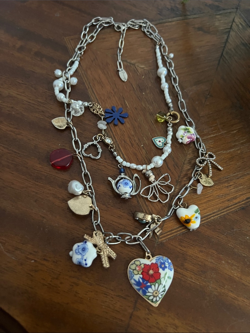 Free People maxamillion charm necklace